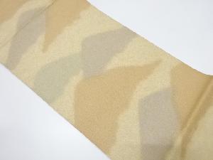 砂子綴れ山並模様織出し全通袋帯